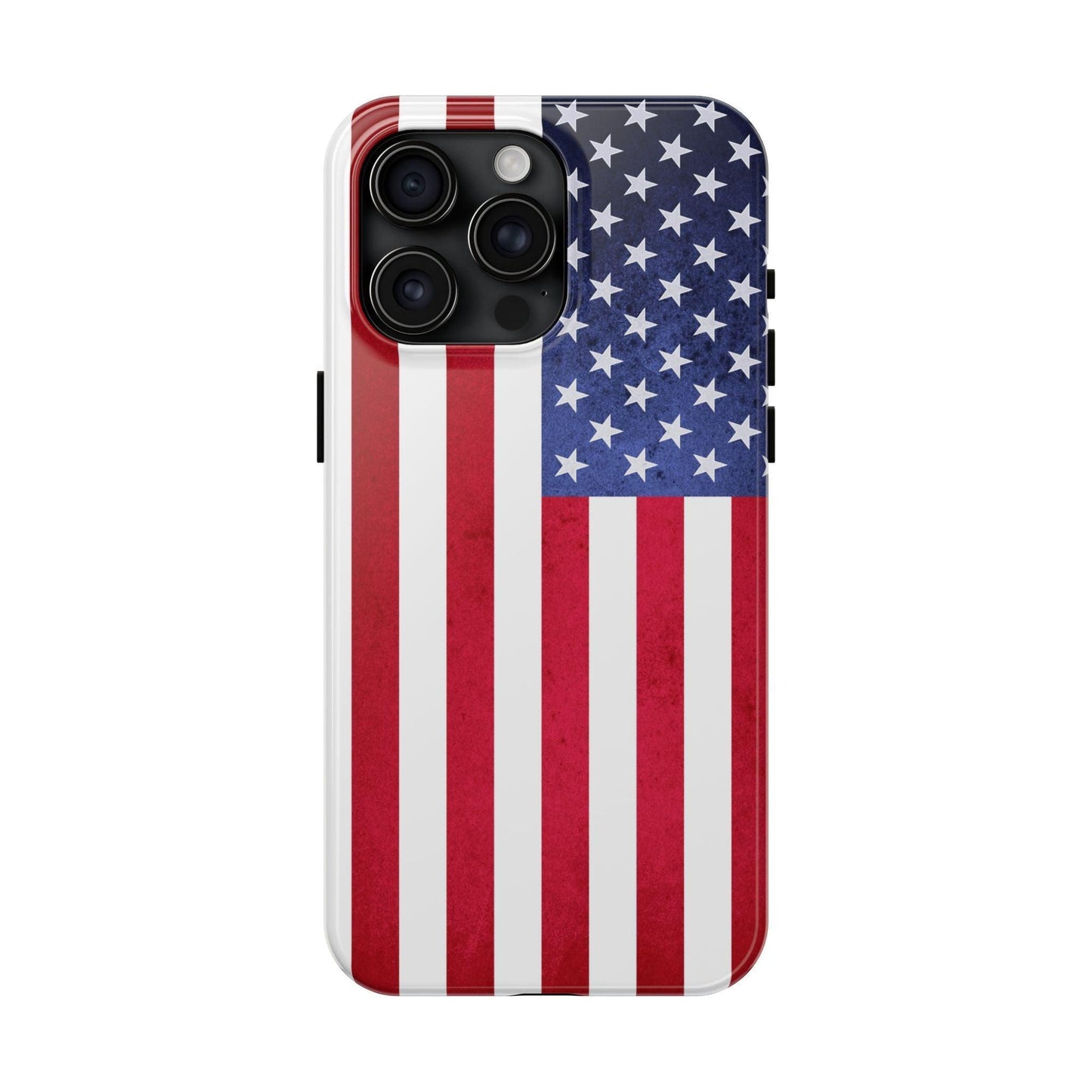 USA Flag Printed Tough Phone Cases