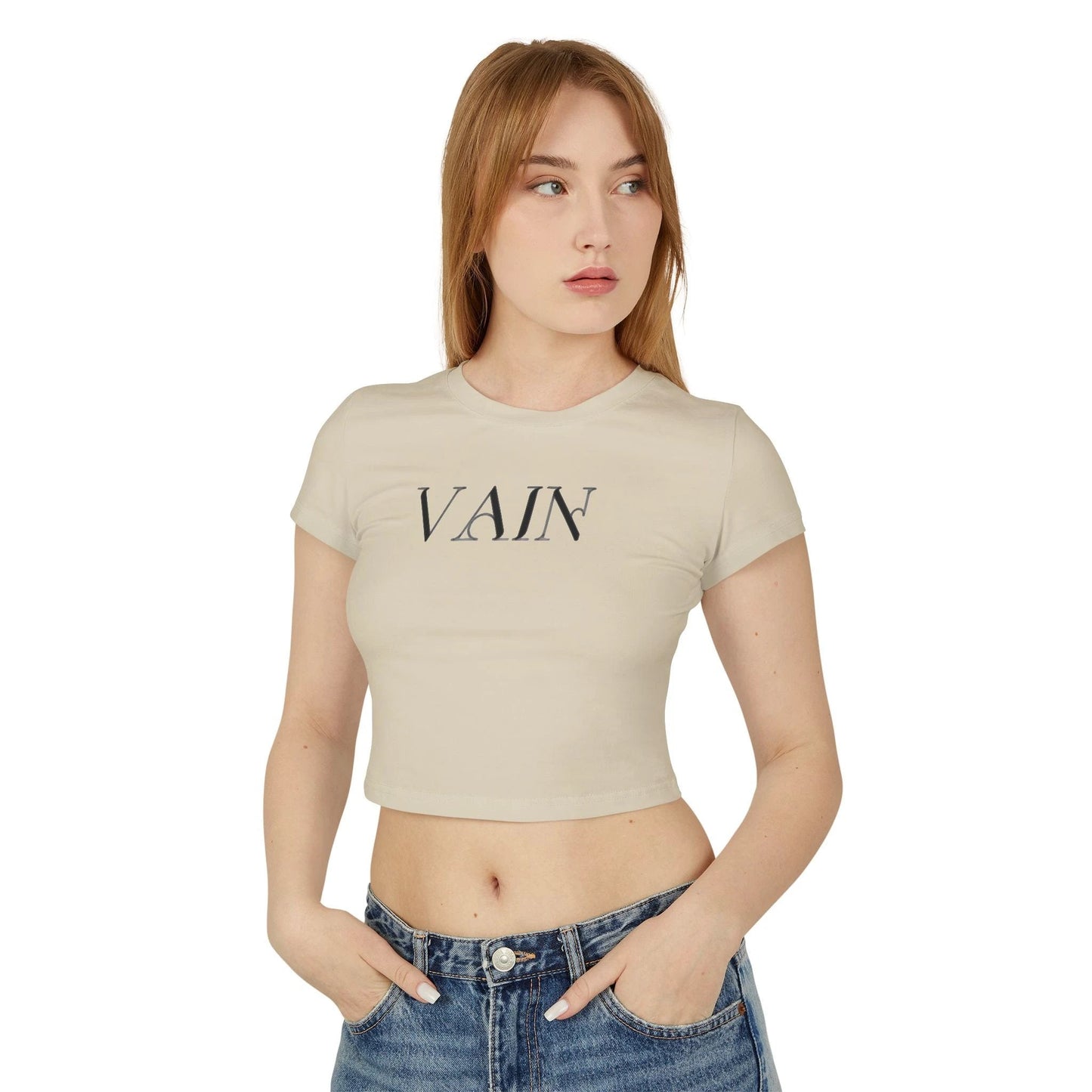 Vain Women's Trendy Crop Top, Stylish Fashion Top, Gift for Her, Summer Outfit, Casual Wear
