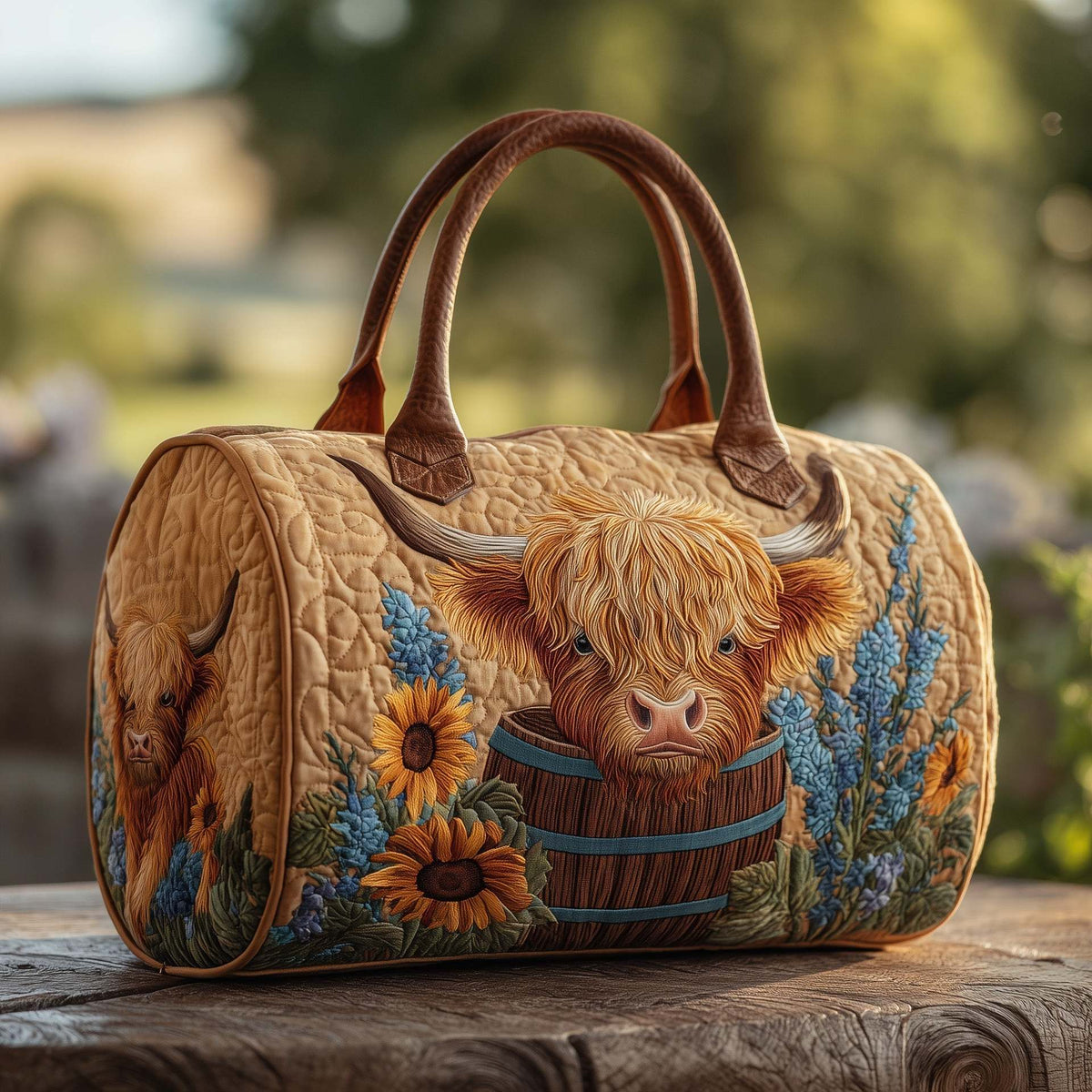 Short-Distance Handheld Quilted Travel Bag