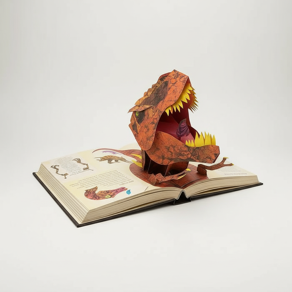 3D Dinosaur Pop-Up Book