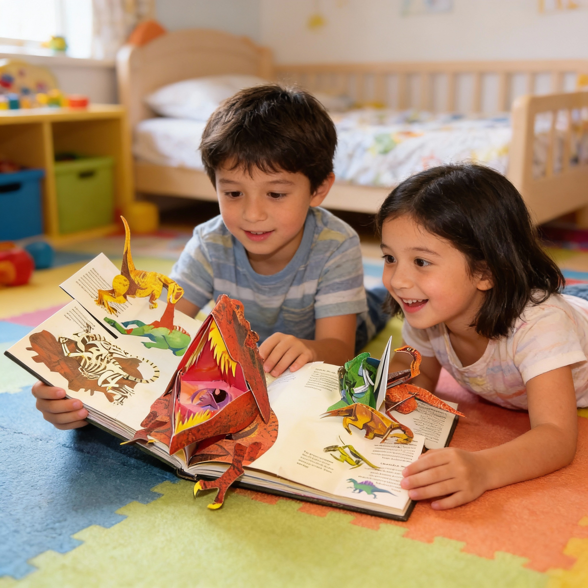 3D Dinosaur Pop-Up Book