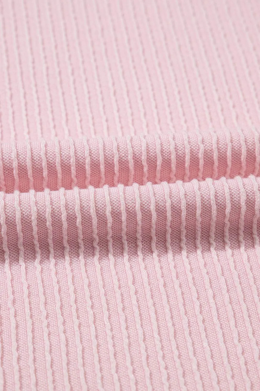 Contrast Trim Round Neck Cap Sleeve Top