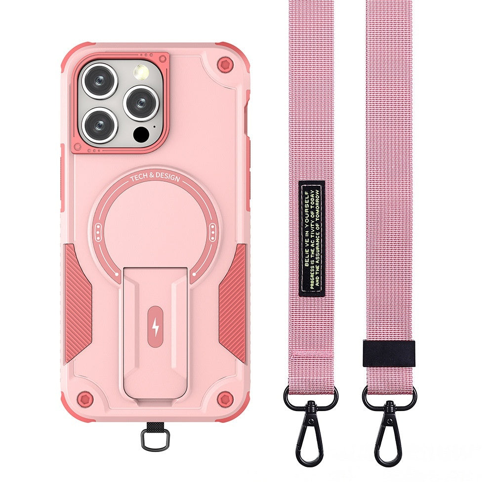 Bundesliga Magnetic-suction Diagonal-strap Phone Case