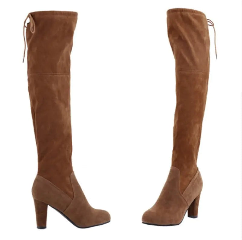 Over-the-Knee Sexy Women's High Heel Winter Boots