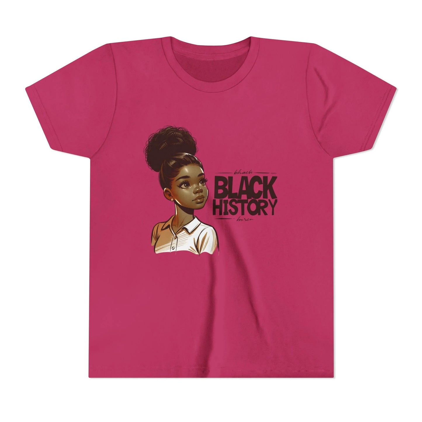 Youth Short Sleeve Tee for Black History Month, Celebrate Diversity, Kids' Education Shirt, Cultural Awareness Tee, Gift for Young Scholars