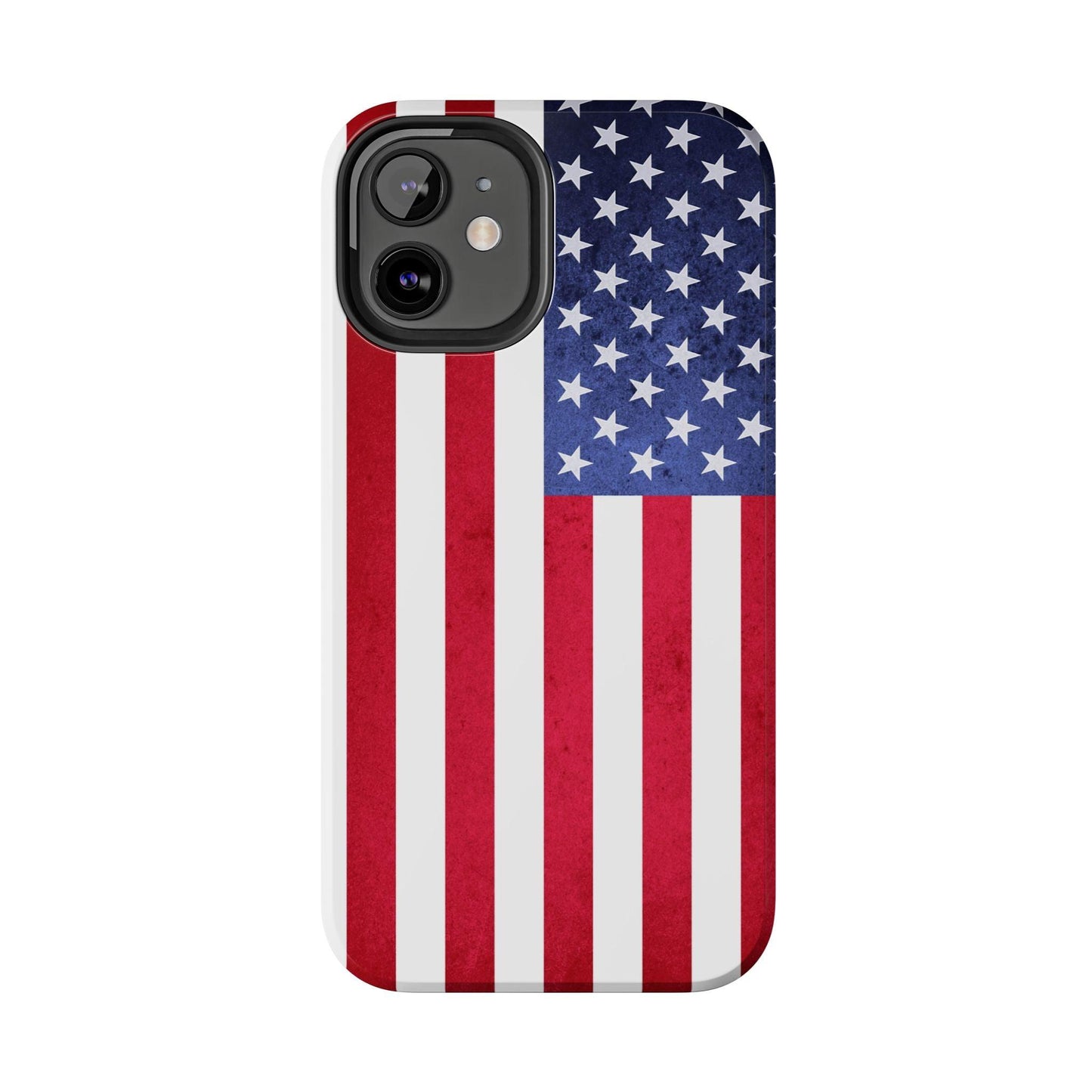 USA Flag Printed Tough Phone Cases
