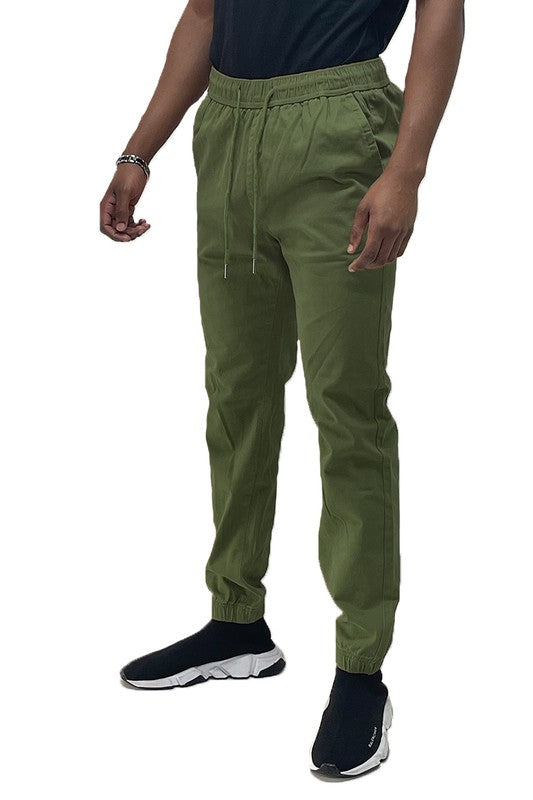 Weiv Pantalón Jogger Cargo Elástico Liso para Hombre