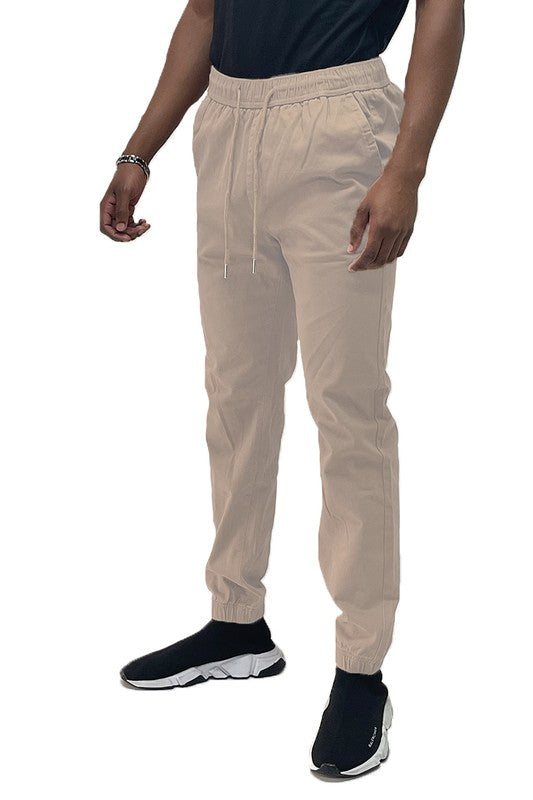 Weiv Pantalón Jogger Cargo Elástico Liso para Hombre