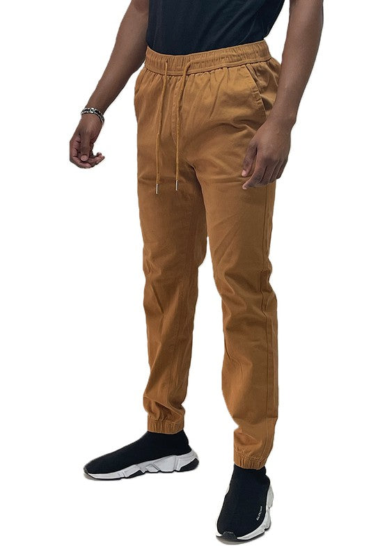 Weiv Pantalón Jogger Cargo Elástico Liso para Hombre