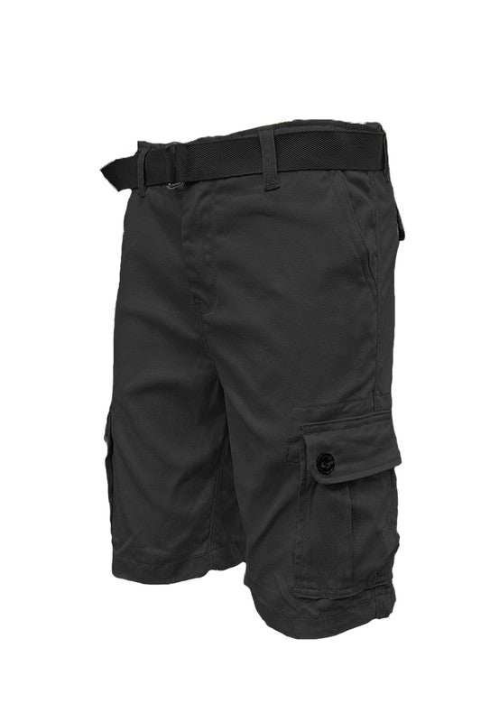 Weiv Pantalones Cortos Cargo para Hombre con Cinturón