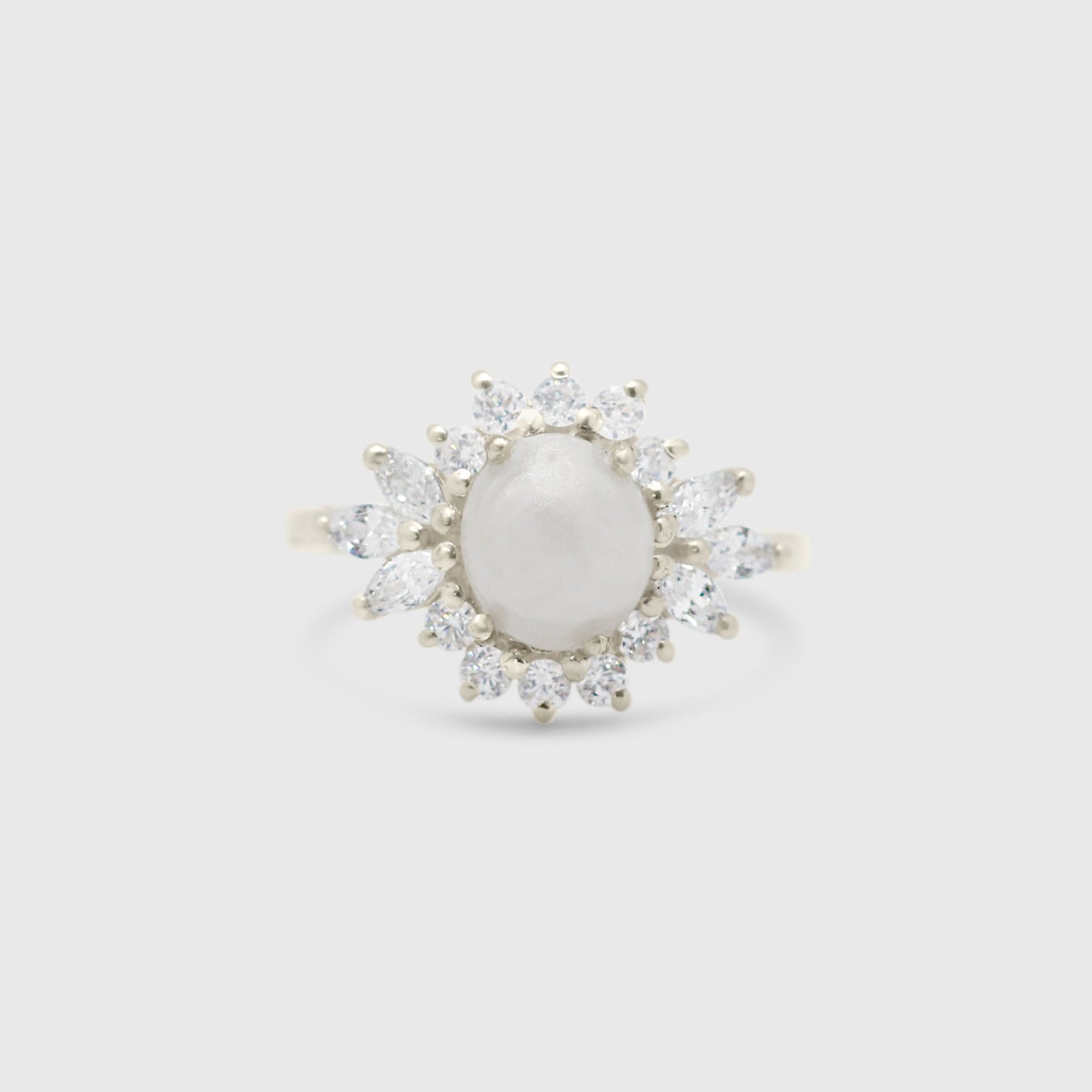 Marquise Halo Ring