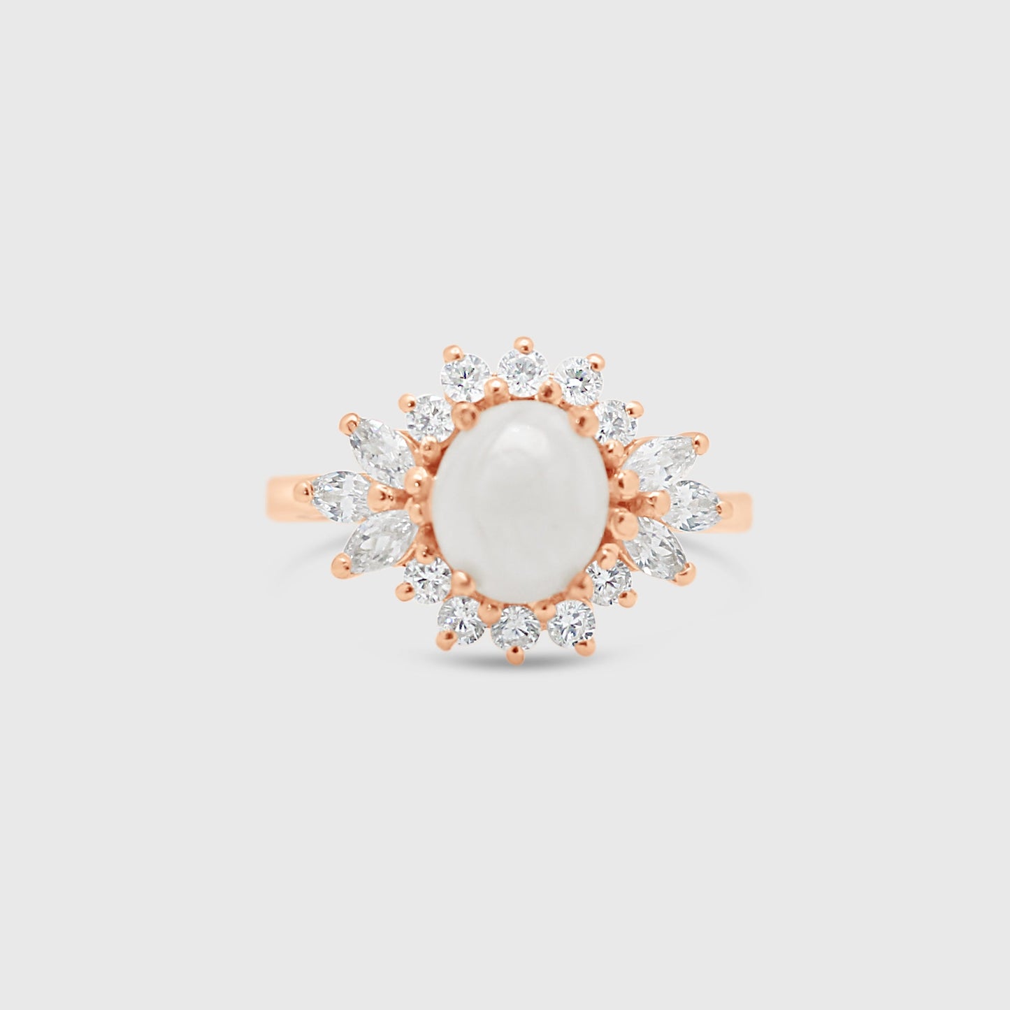 Marquise Halo Ring