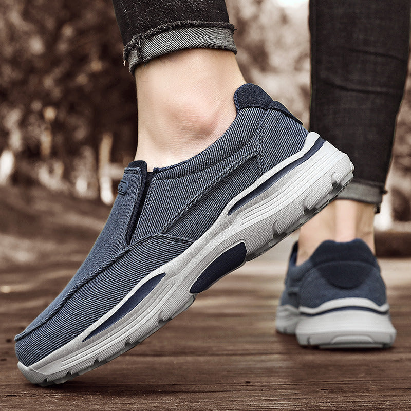 Men's Platform Sports Casual Canvas Shoes