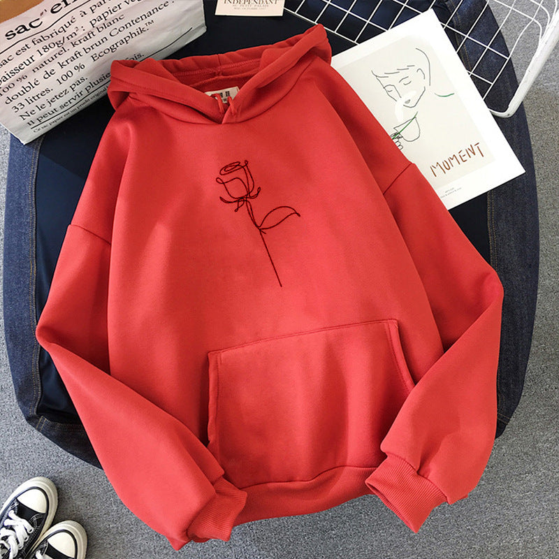 Sudadera deportiva con estampado de rosas negras Candy Consulta la tabla de tallas en "más detalles"
