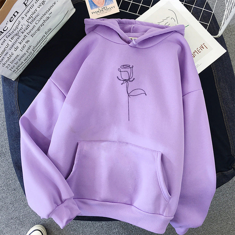 Sudadera deportiva con estampado de rosas negras Candy Consulta la tabla de tallas en "más detalles"