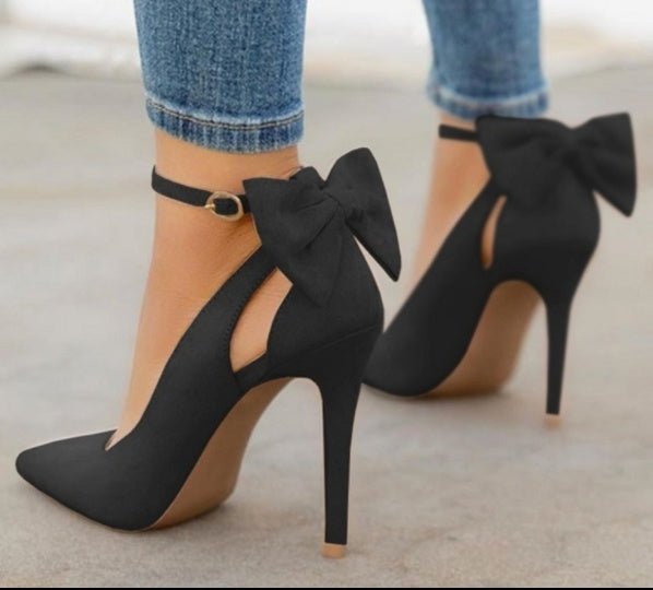 Bow Stiletto Sandals