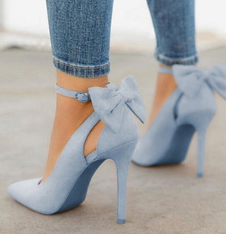 Bow Stiletto Sandals