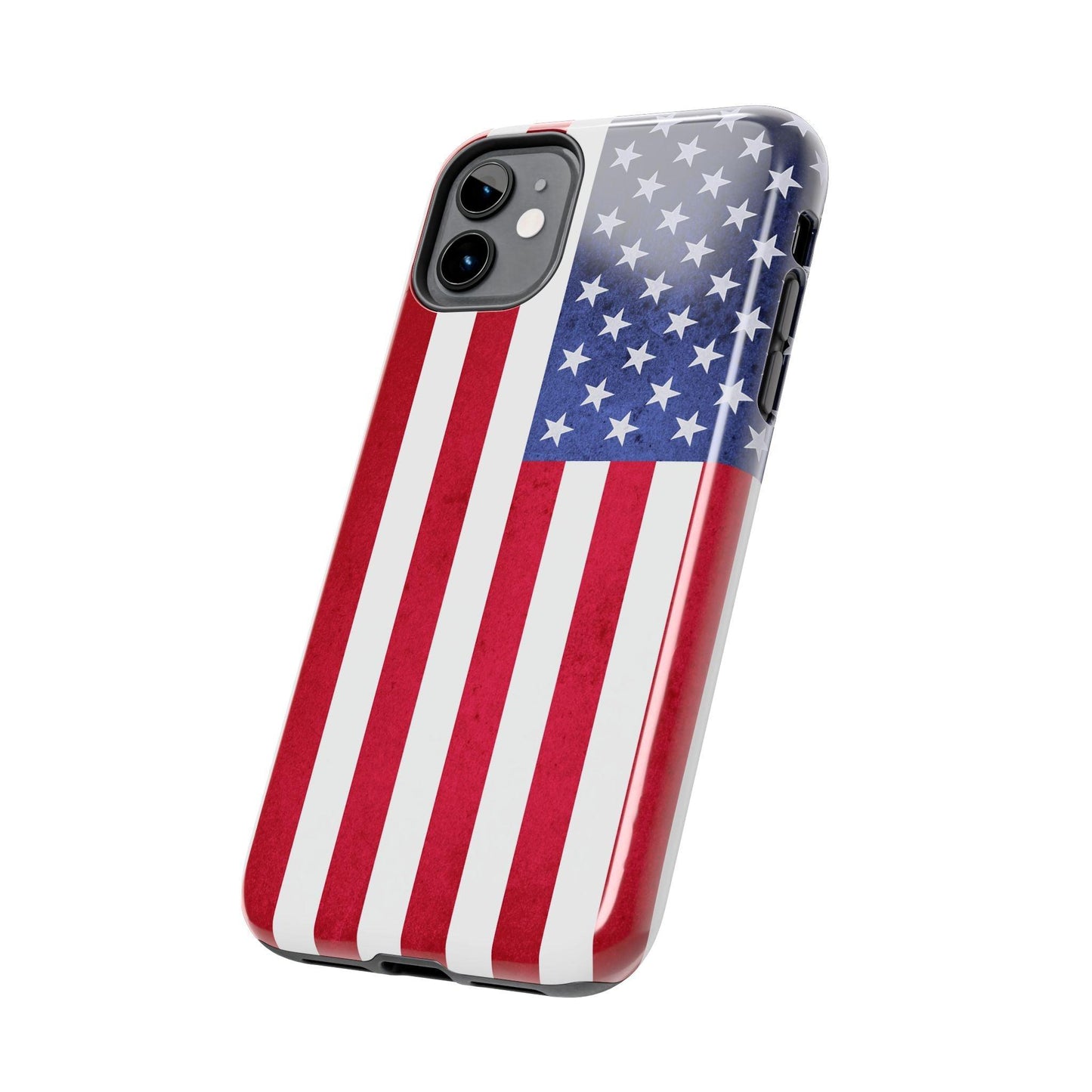 USA Flag Printed Tough Phone Cases