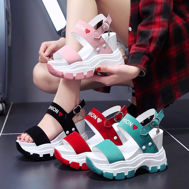 Women's Sponge Cake Thick Bottom Platform Wedges