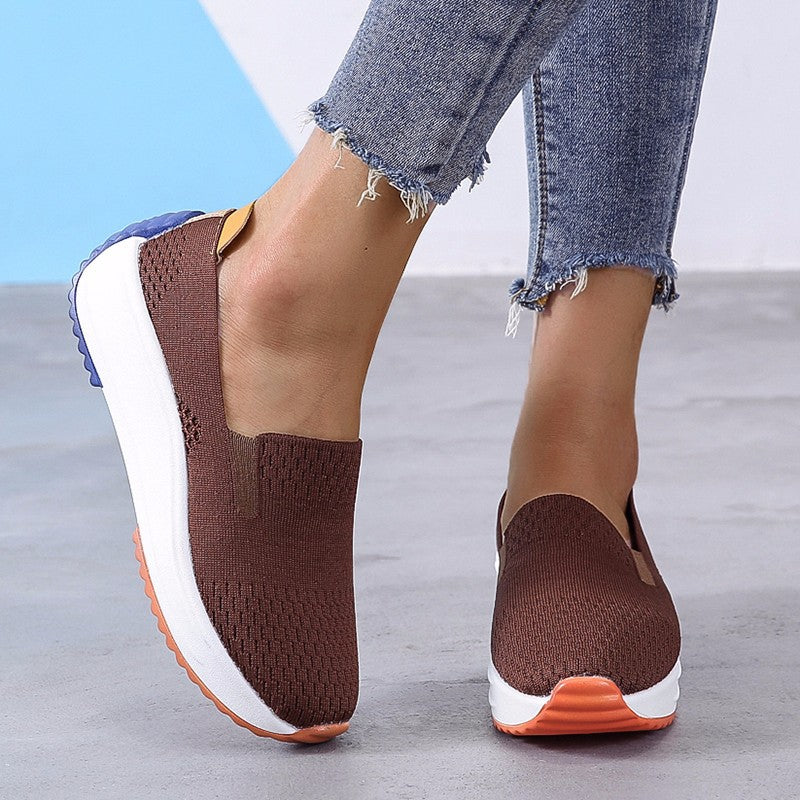 Women's Platform Casual Slip-On Shoes