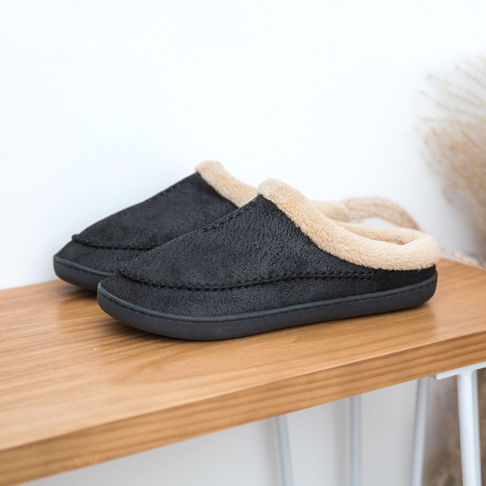 Men's Extended-Size Plus Velvet Slip-On House Bags