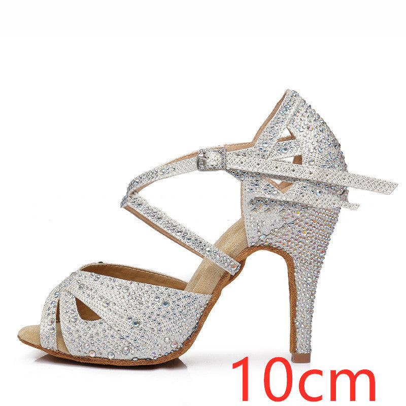 Rhinestone Latin Dance Shoes