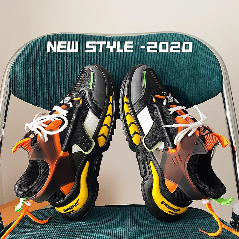 Fashion couple casual sports daddy shoes men