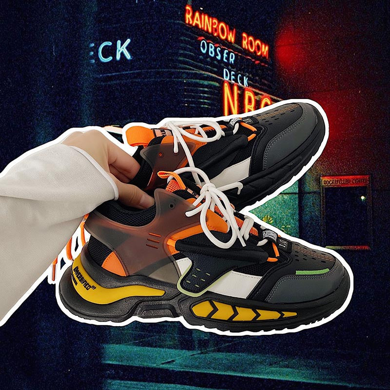 Fashion couple casual sports daddy shoes men