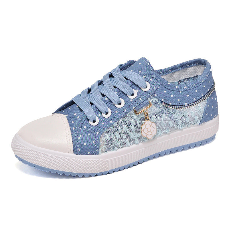 Women's Net Yarn Casual Flats