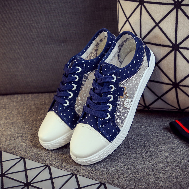 Women's Net Yarn Casual Flats