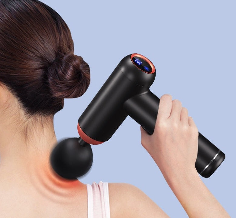 Customized Mini Electric Fascia Gun Muscle Vibration Massage Gun Fitness Equipment Relaxation Massager Mini Fascia Grab