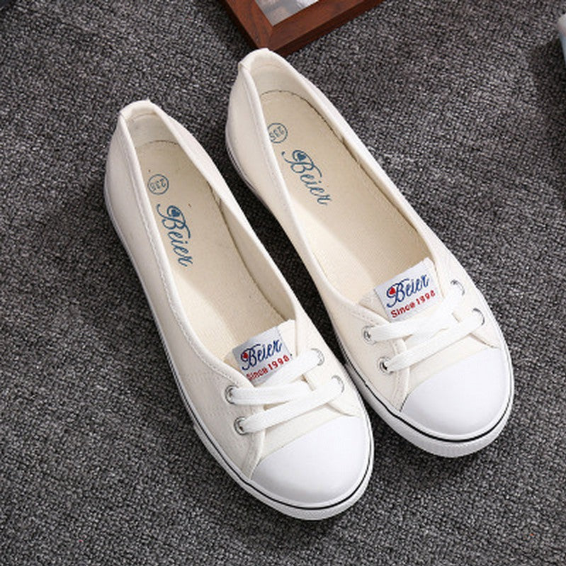 Women's Board Shoes Flat Pump Shoes