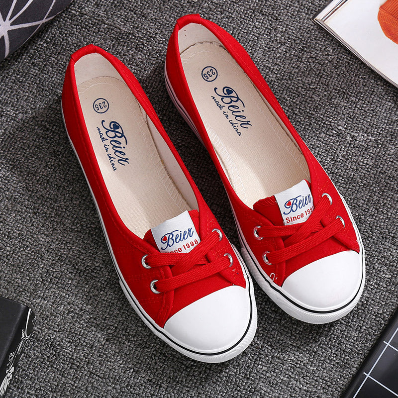 Women's Board Shoes Flat Pump Shoes