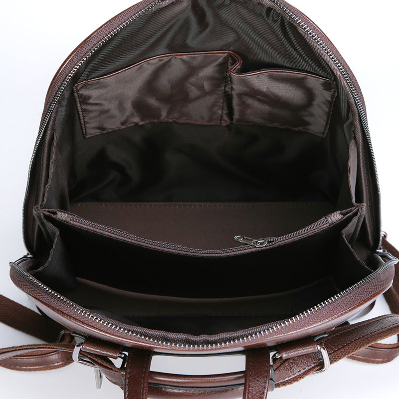 Women's Retro Style Soft Slouchy Messenger Backpack Messenger Backpack