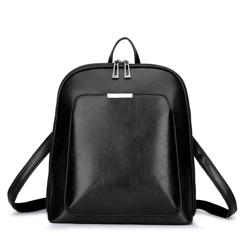 Women's Retro Style Soft Slouchy Messenger Backpack Messenger Backpack
