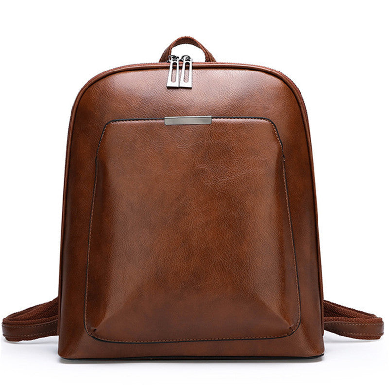 Women's Retro Style Soft Slouchy Messenger Backpack Messenger Backpack