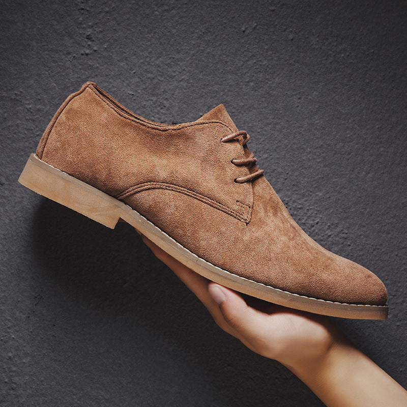 Men's Vintage British Casual Suede Shoes