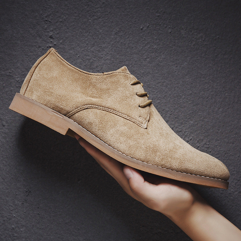 Men's Vintage British Casual Suede Shoes