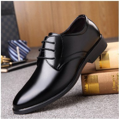 Men's Pointed-Toe Lace-Up Shoes
