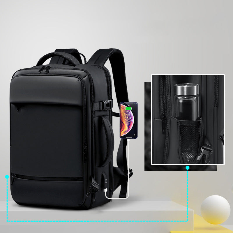 Men's Large Volume Business Travel Laptop Bag