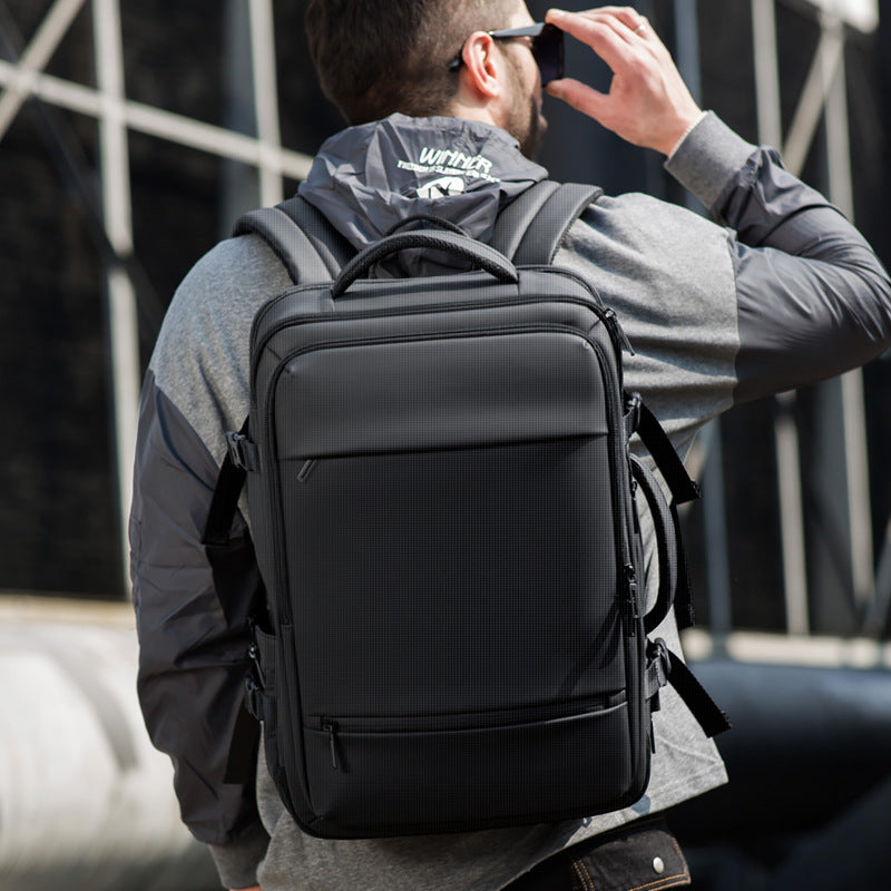 Men's Large Volume Business Travel Laptop Bag