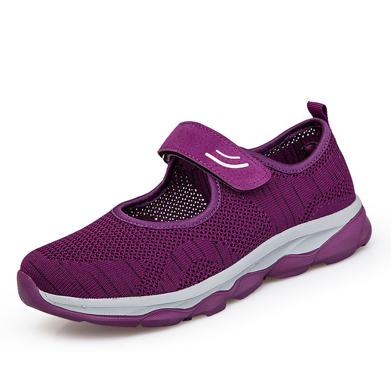 Women's Old Beijing Cloth Shallow Mouth Shoes