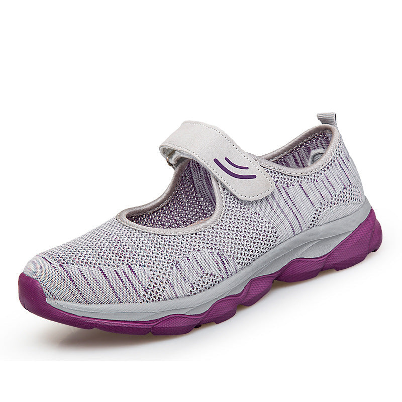 Women's Old Beijing Cloth Shallow Mouth Shoes