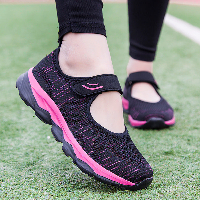 Women's Old Beijing Cloth Shallow Mouth Shoes