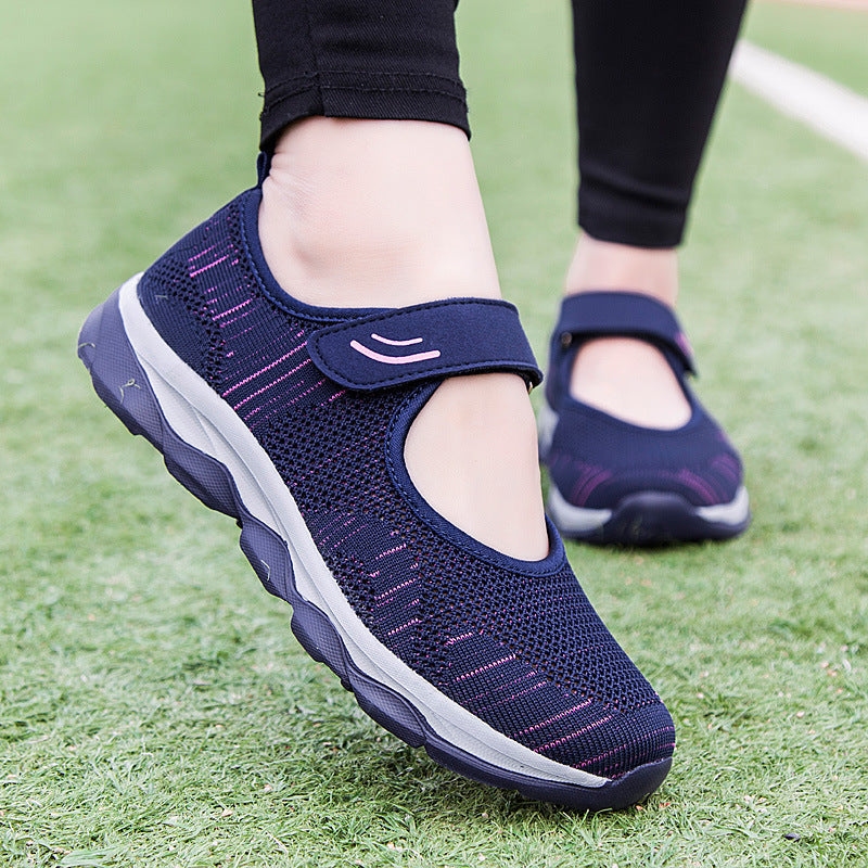 Women's Old Beijing Cloth Shallow Mouth Shoes