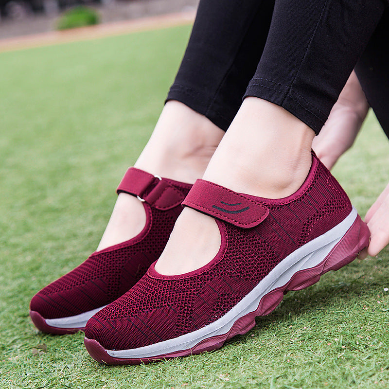 Women's Old Beijing Cloth Shallow Mouth Shoes