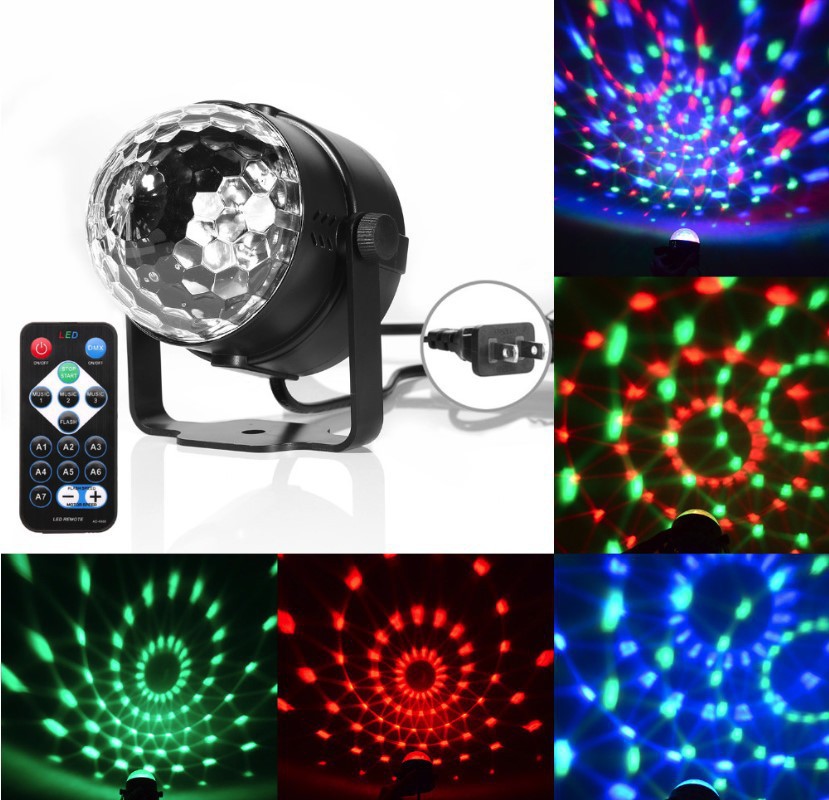 Remote Control Colorful Magic Ball Projection Lamp