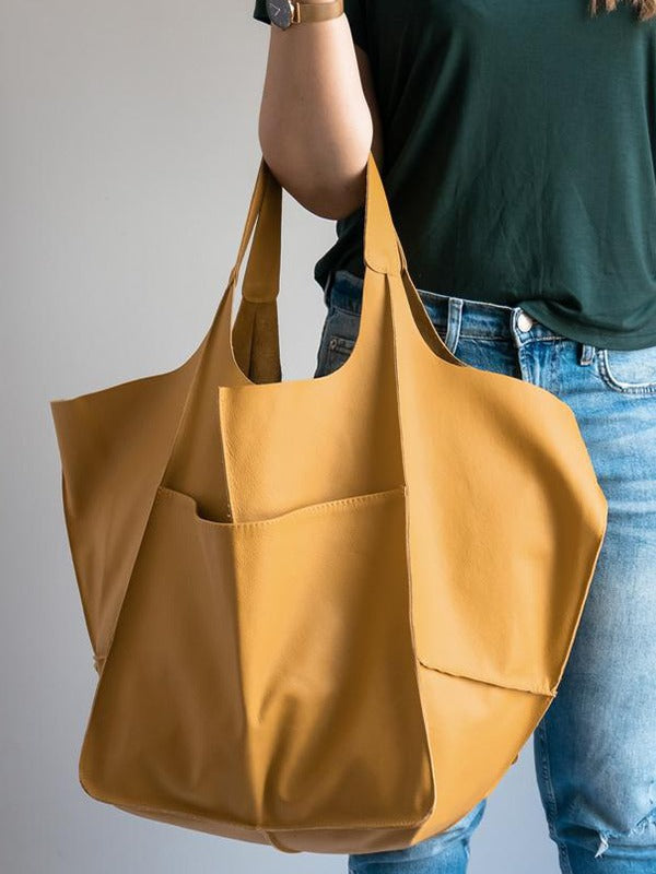 Women's Vintage Large Capacity Tote Handbag