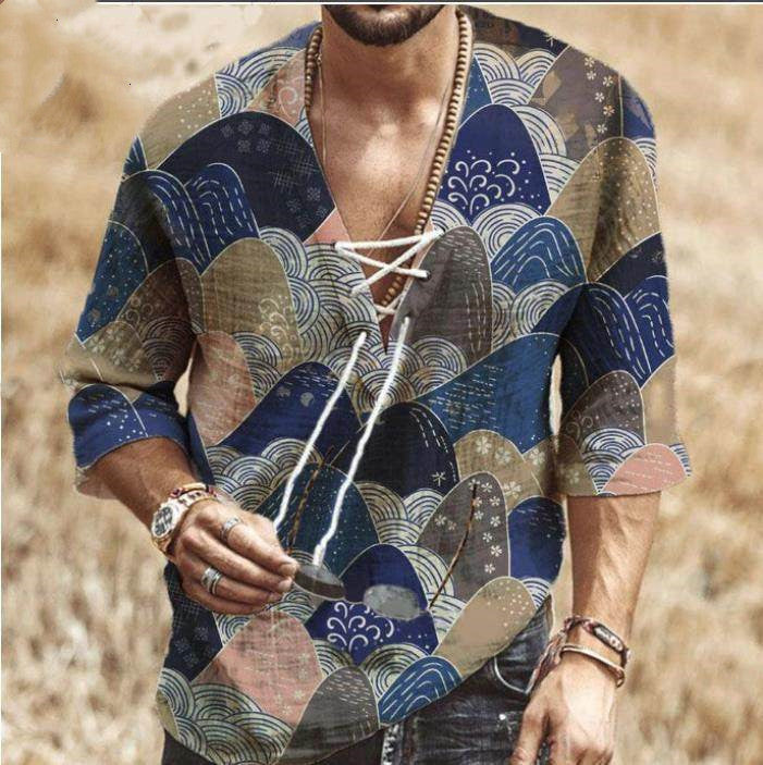 Camisas de hombre sueltas de talla grande estilo moderno