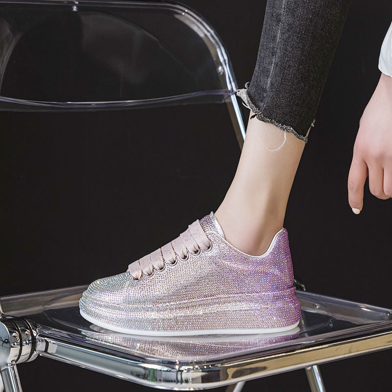 Rhinestone Platform Wedges